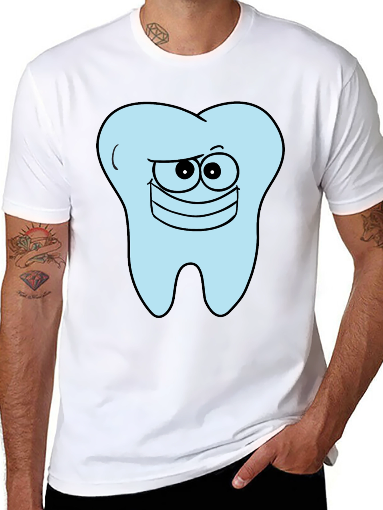 Funny Tooth Graphic T-Shirt