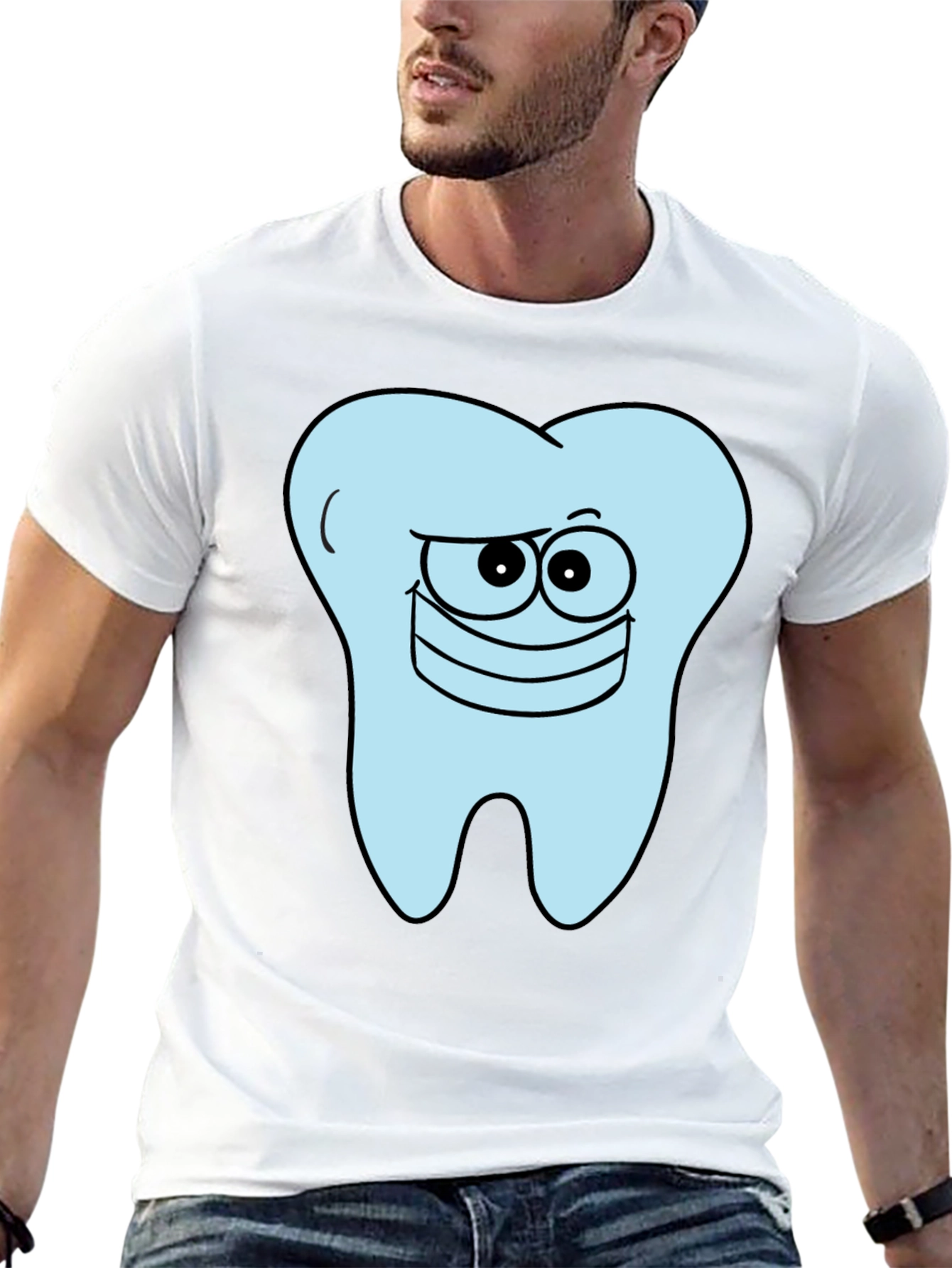 Funny Tooth Graphic T-Shirt