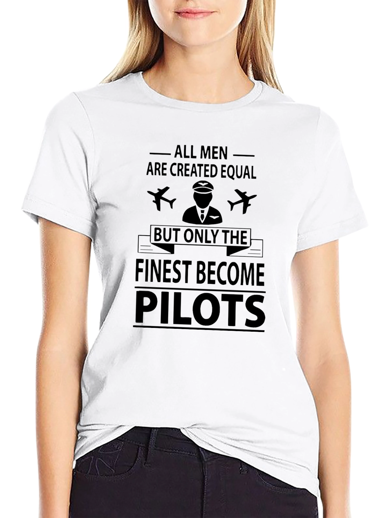 All Men Are Created Equal Pilot T-Shirt