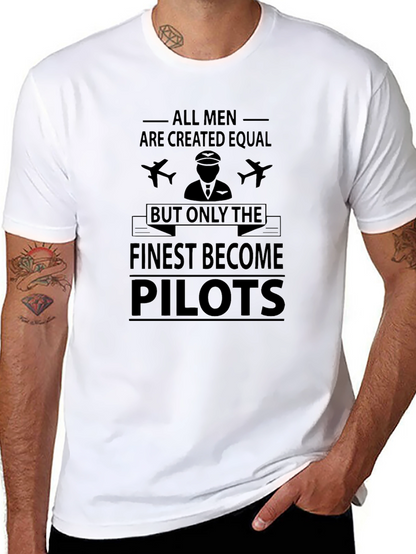 All Men Are Created Equal Pilot T-Shirt