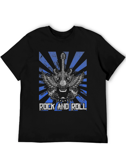 Rock and Roll Guitar Graphic Tee