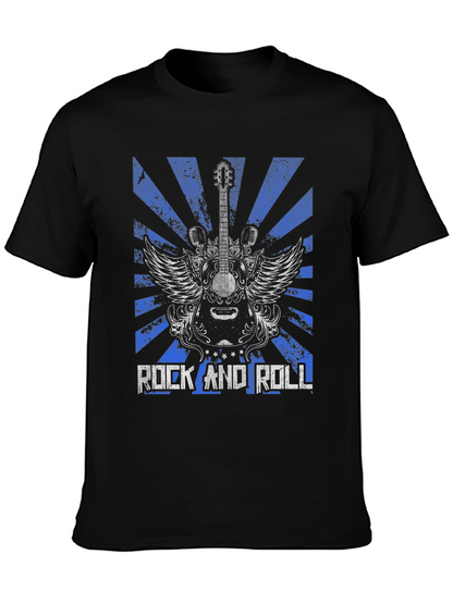 Rock and Roll Guitar Graphic Tee