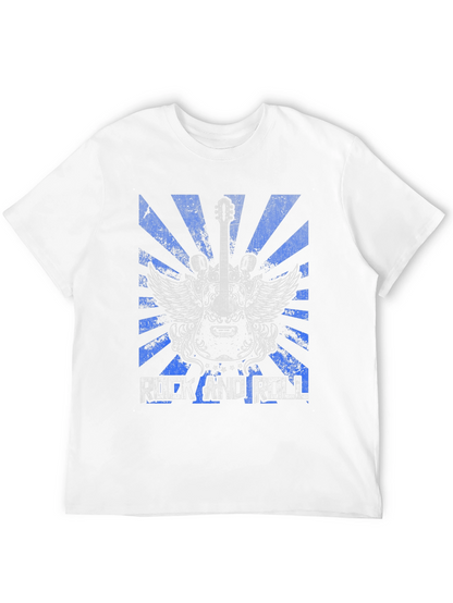 Rock and Roll Guitar Graphic Tee
