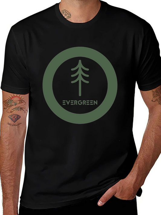 Evergreen Tree Graphic Tee - Nature Inspired Design