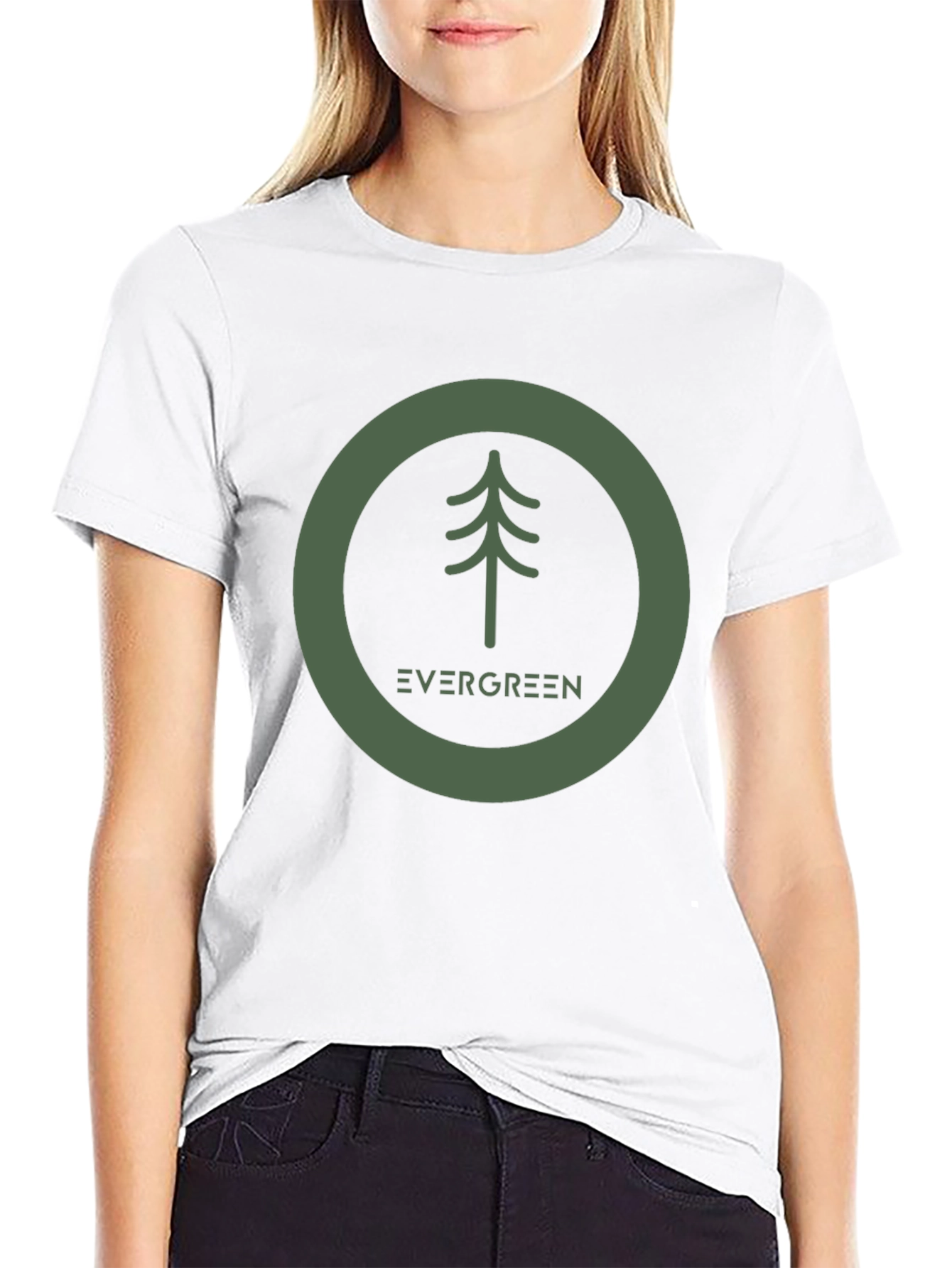 Evergreen Tree Graphic Tee - Nature Inspired Design