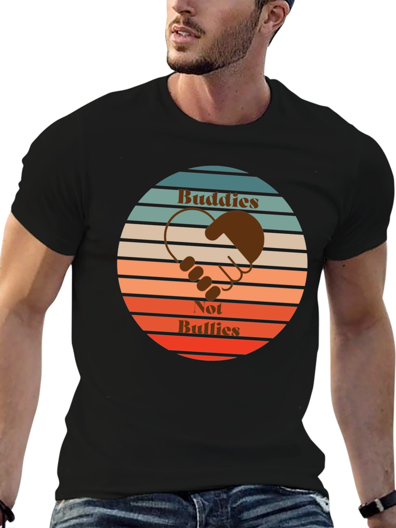 Buddies Not Bullies Graphic Tee