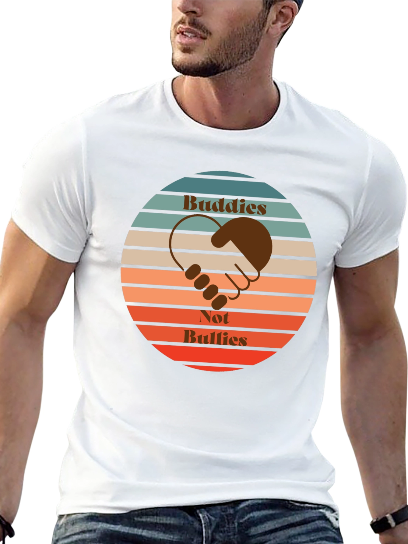 Buddies Not Bullies Graphic Tee