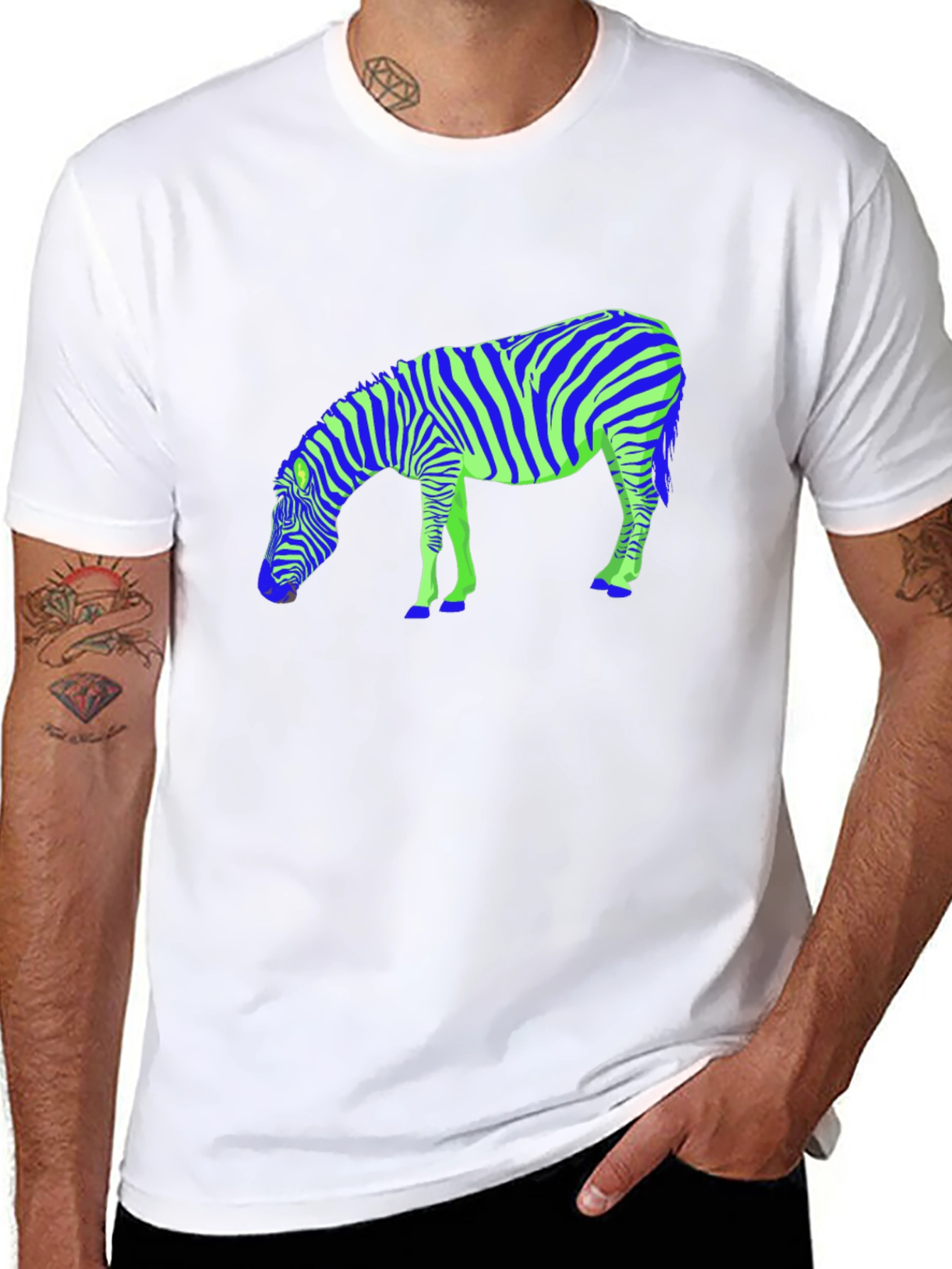 Zebra Graphic Tee - Bold & Unique Design