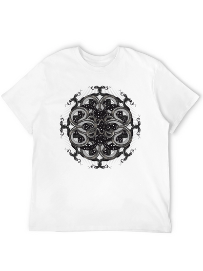 Snakes Constellation Black T-Shirt