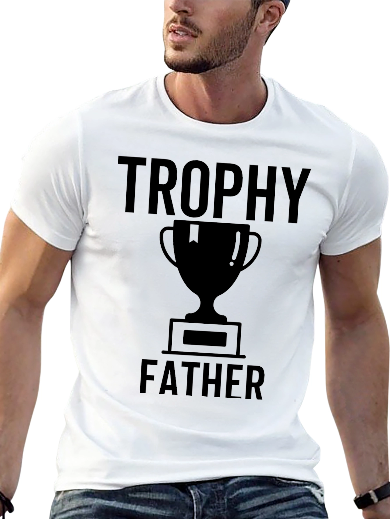 Trophy Father Graphic T-Shirt