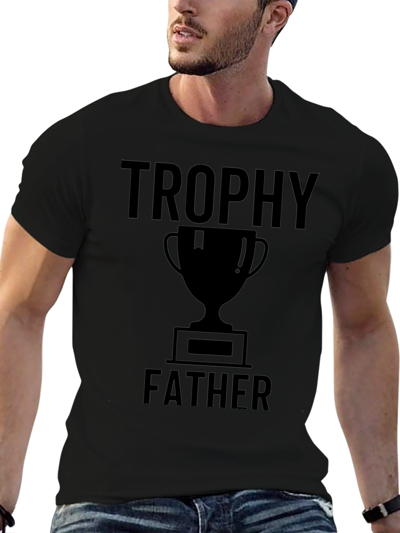 Trophy Father Graphic T-Shirt