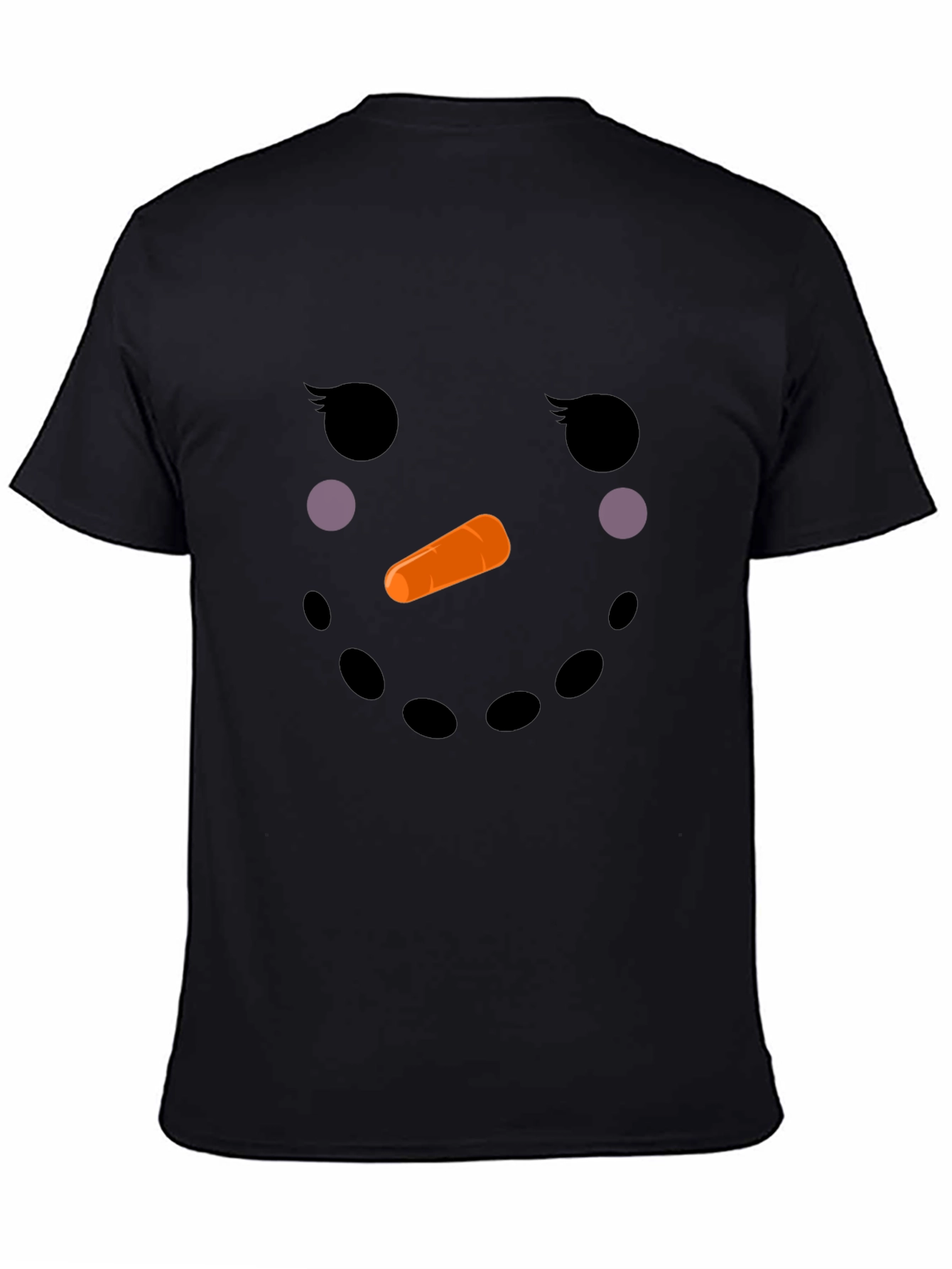Snowman Face T-Shirt - Holiday Fun