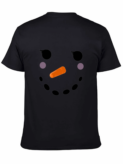 Snowman Face T-Shirt - Holiday Fun