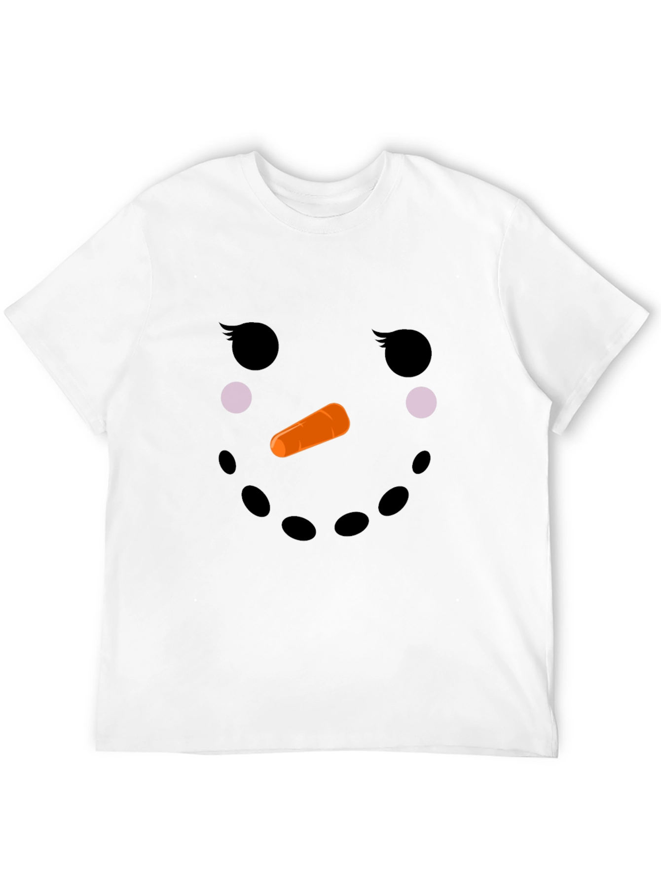 Snowman Face T-Shirt - Holiday Fun