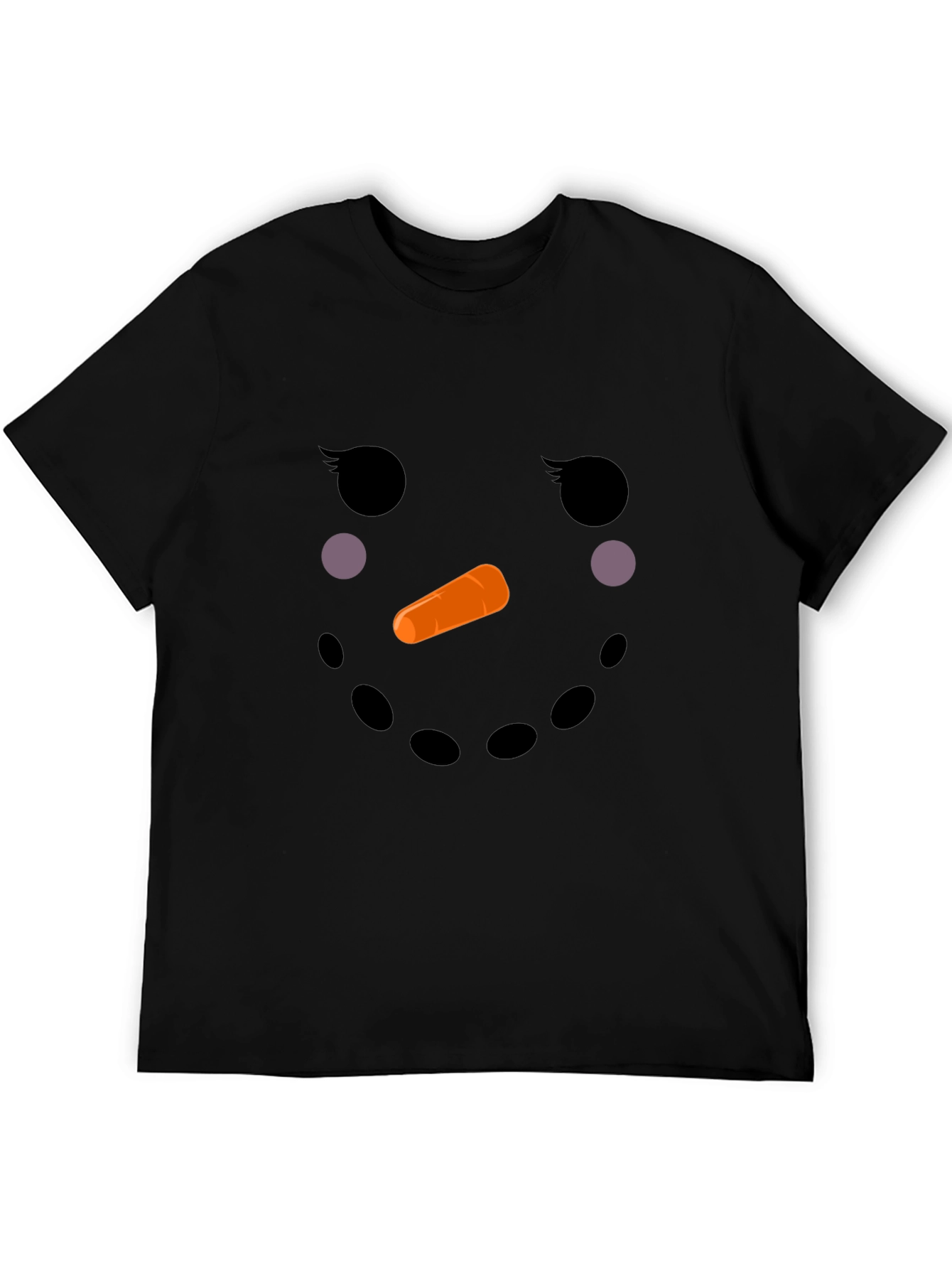 Snowman Face T-Shirt - Holiday Fun