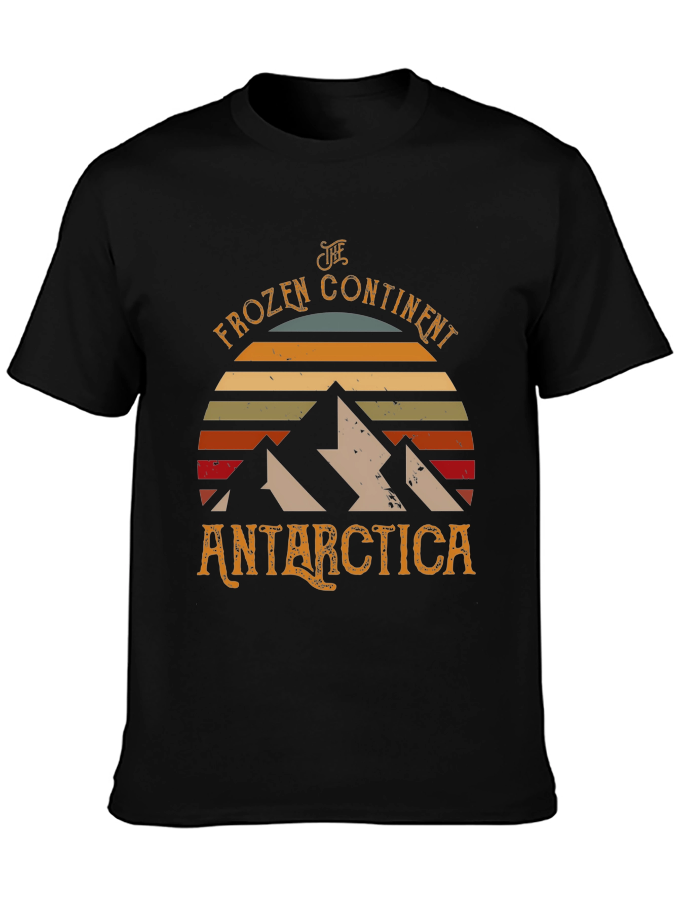 Antarctica Frozen Continent Graphic T-Shirt