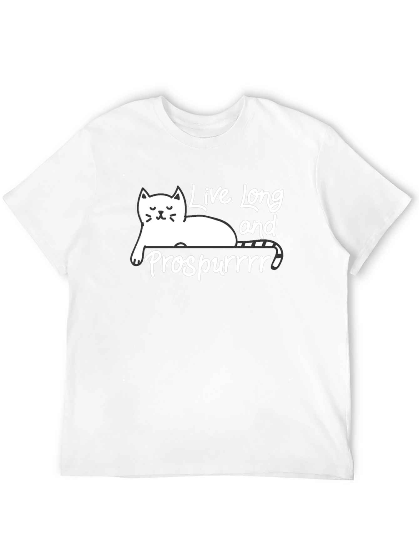 Live Long and Prospurr Cat Graphic Tee