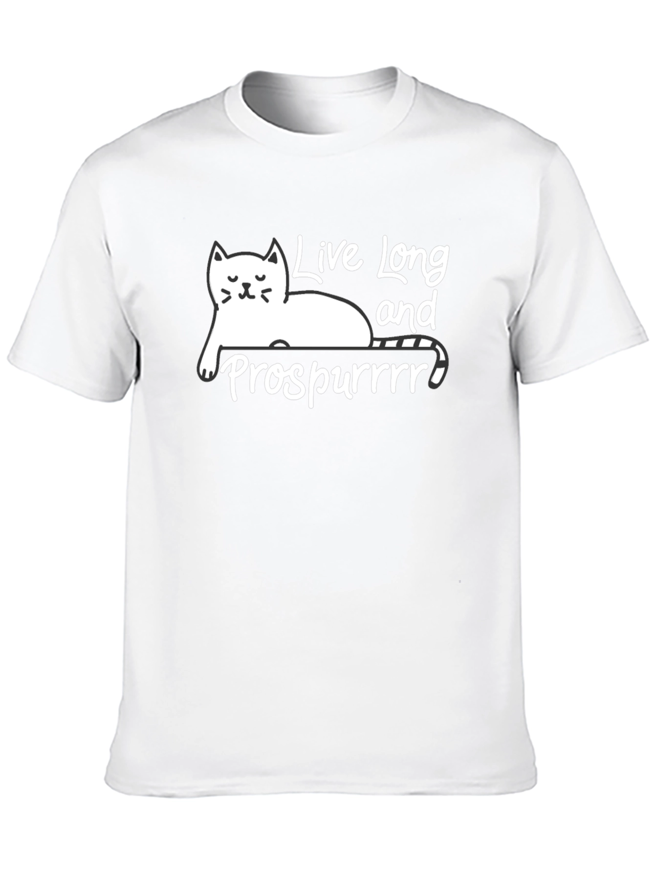Live Long and Prospurr Cat Graphic Tee