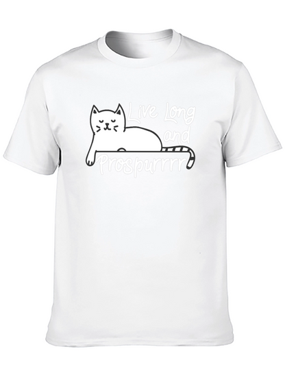 Live Long and Prospurr Cat Graphic Tee