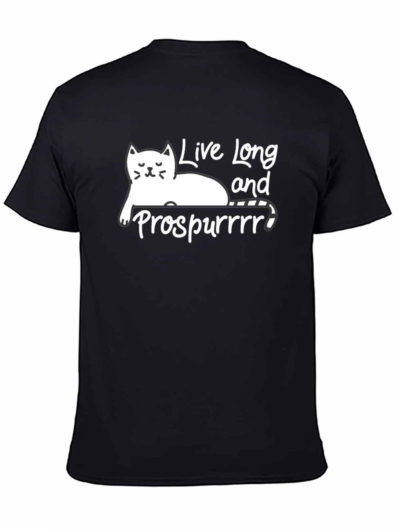 Live Long and Prospurr Cat Graphic Tee