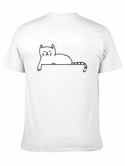 Live Long and Prospurr Cat Graphic Tee