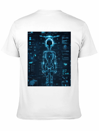 Alien Tech Graphic T-Shirt - Sci-Fi Style