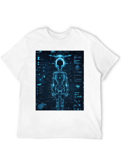 Alien Tech Graphic T-Shirt - Sci-Fi Style