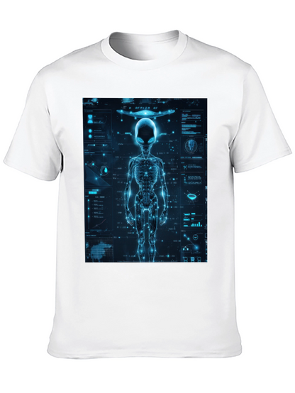 Alien Tech Graphic T-Shirt - Sci-Fi Style
