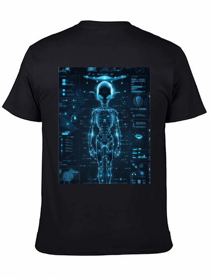 Alien Tech Graphic T-Shirt - Sci-Fi Style