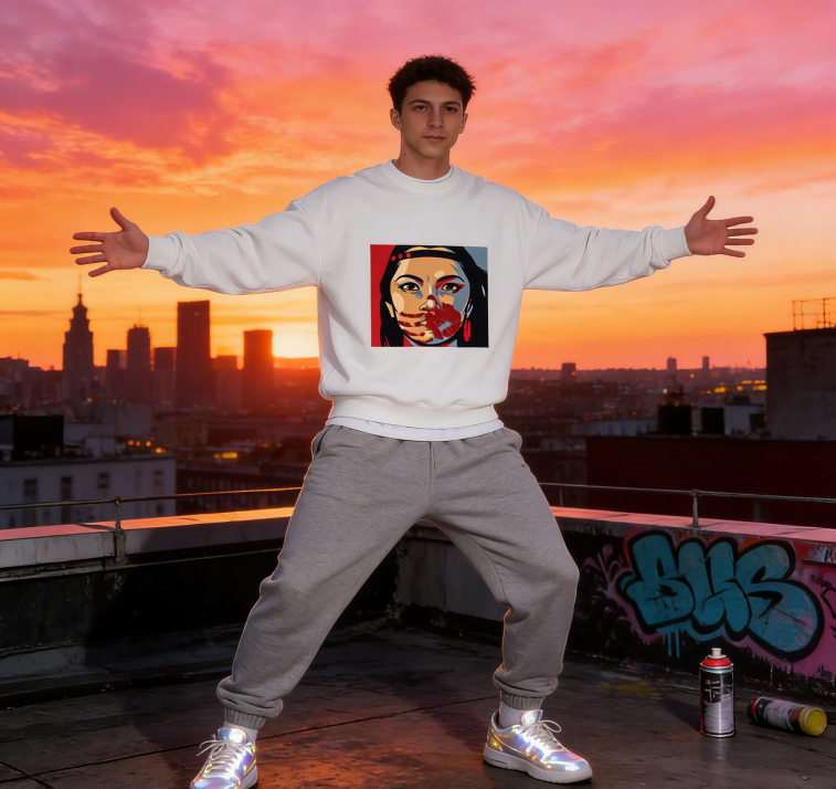 Indigenous Women’s Advocacy Portrait Sweatshirt