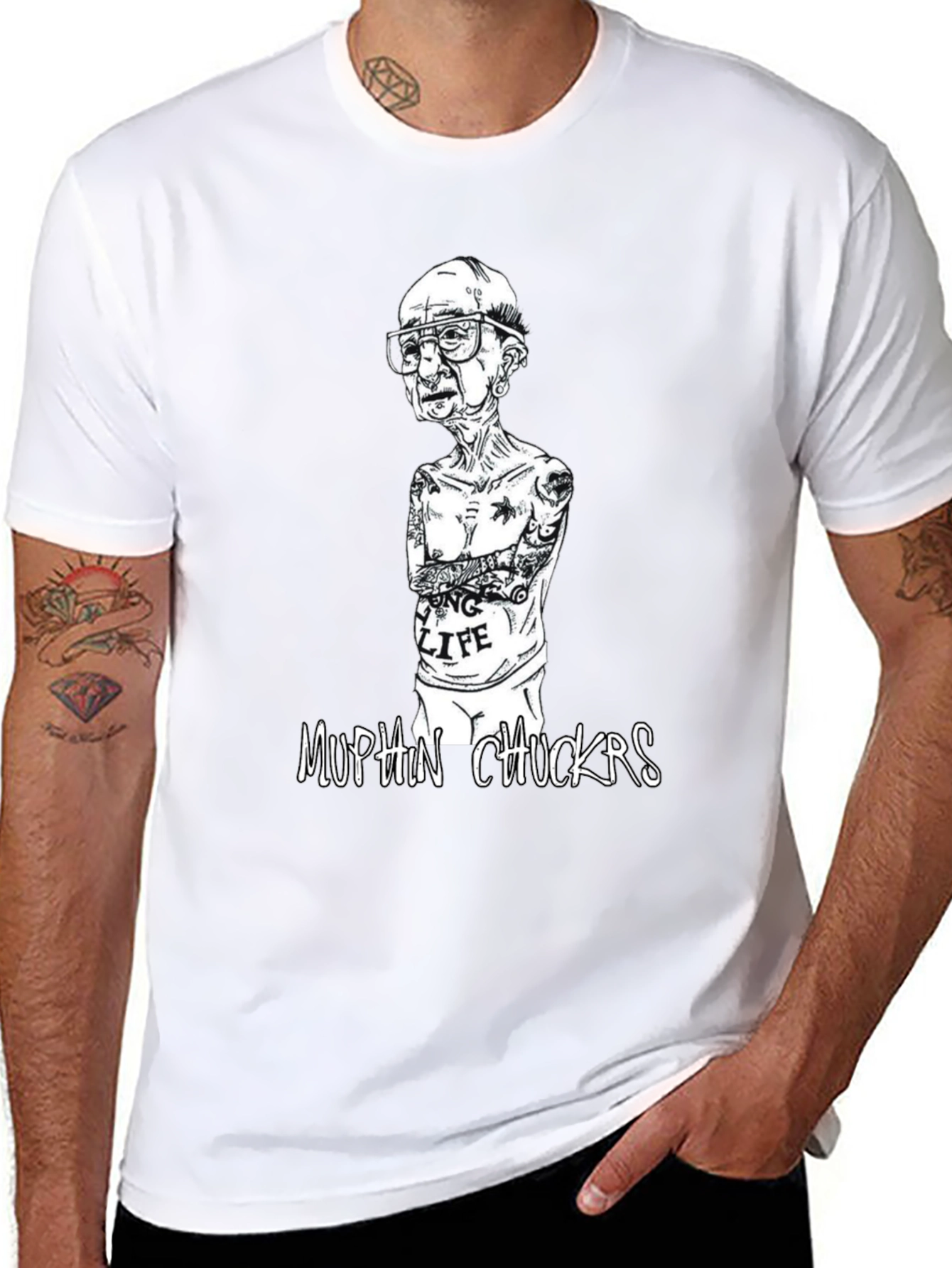 Funny Muffin Chuckrs Graphic Tee - Unisex