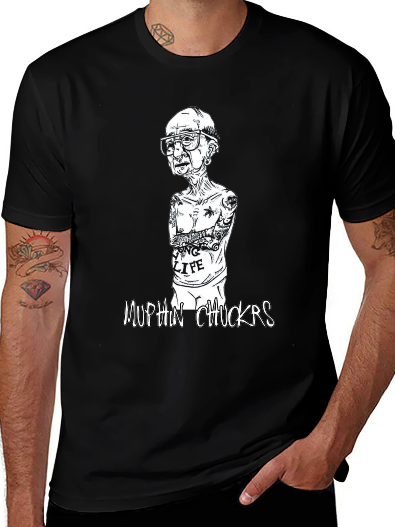 Funny Muffin Chuckrs Graphic Tee - Unisex