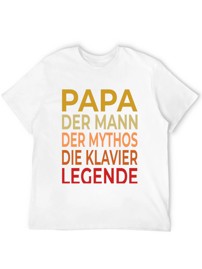 Papa Piano Legend Tee - Fathers Day Gift