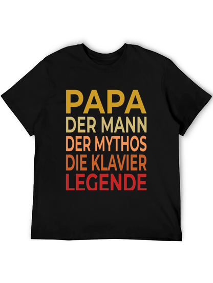 Papa Piano Legend Tee - Fathers Day Gift