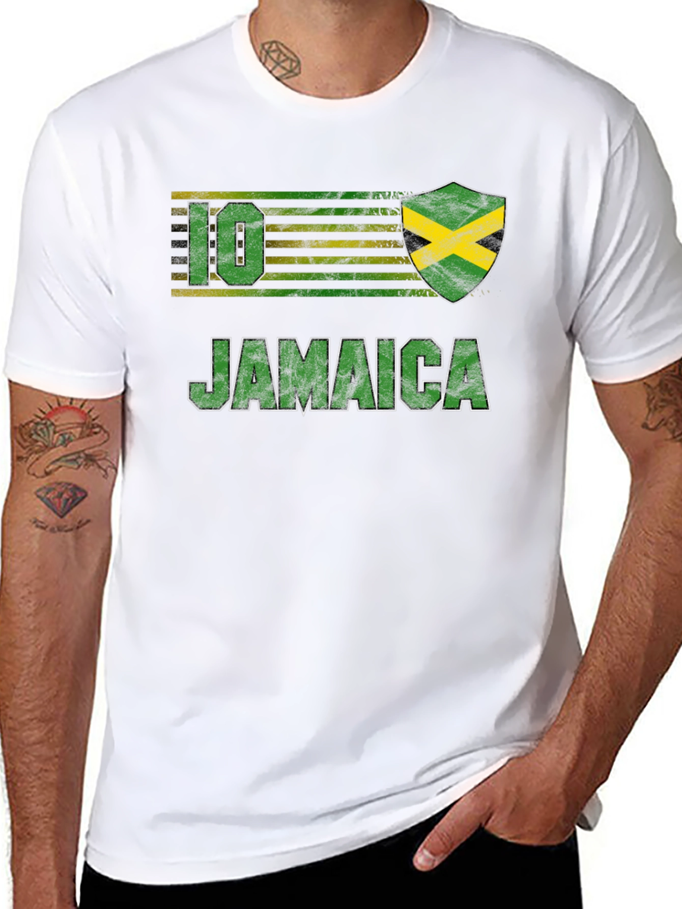 Jamaica Soccer T-Shirt - Number 10