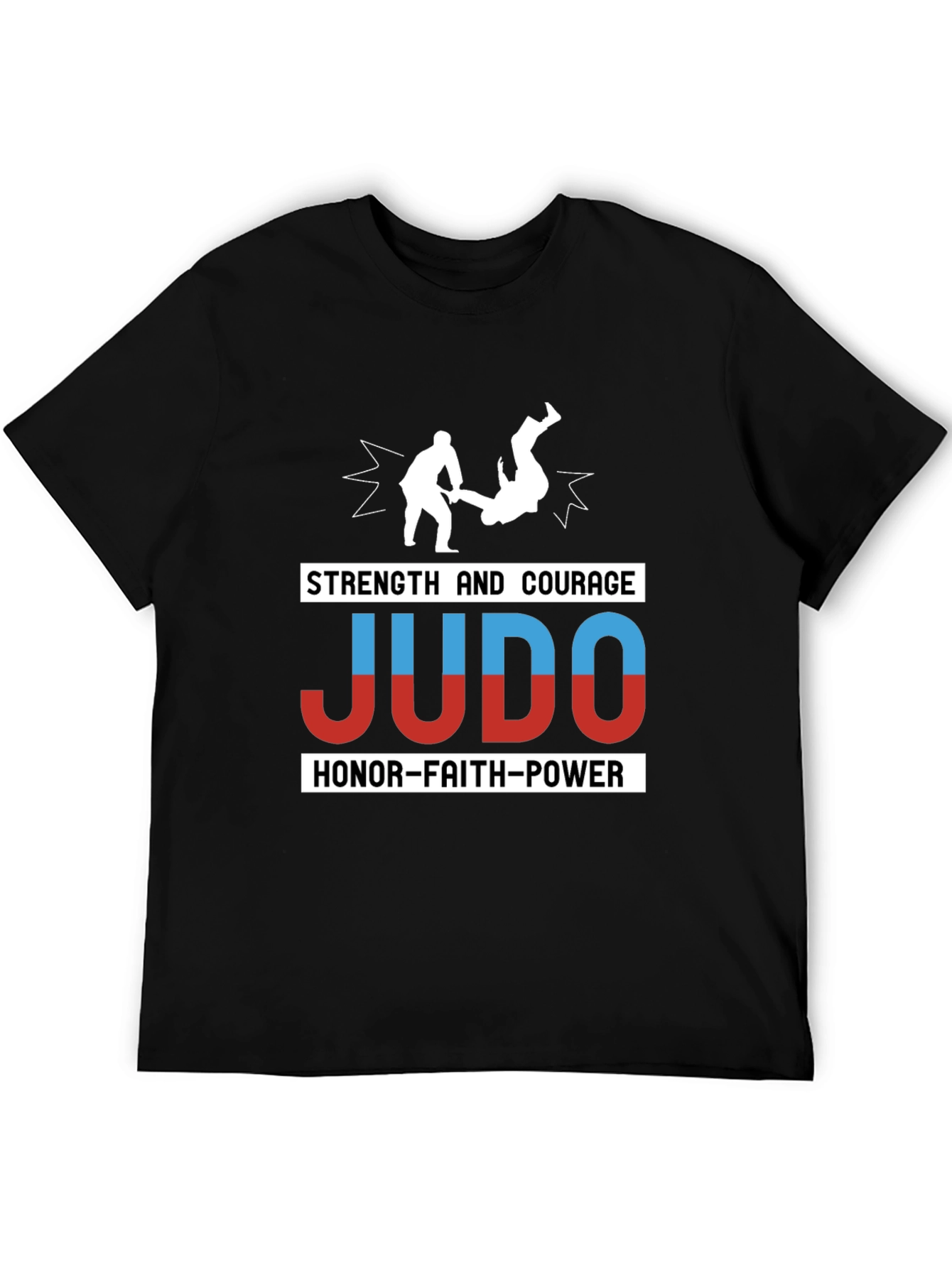 Judo Strength Courage Honor T-Shirt Martial Arts Tee