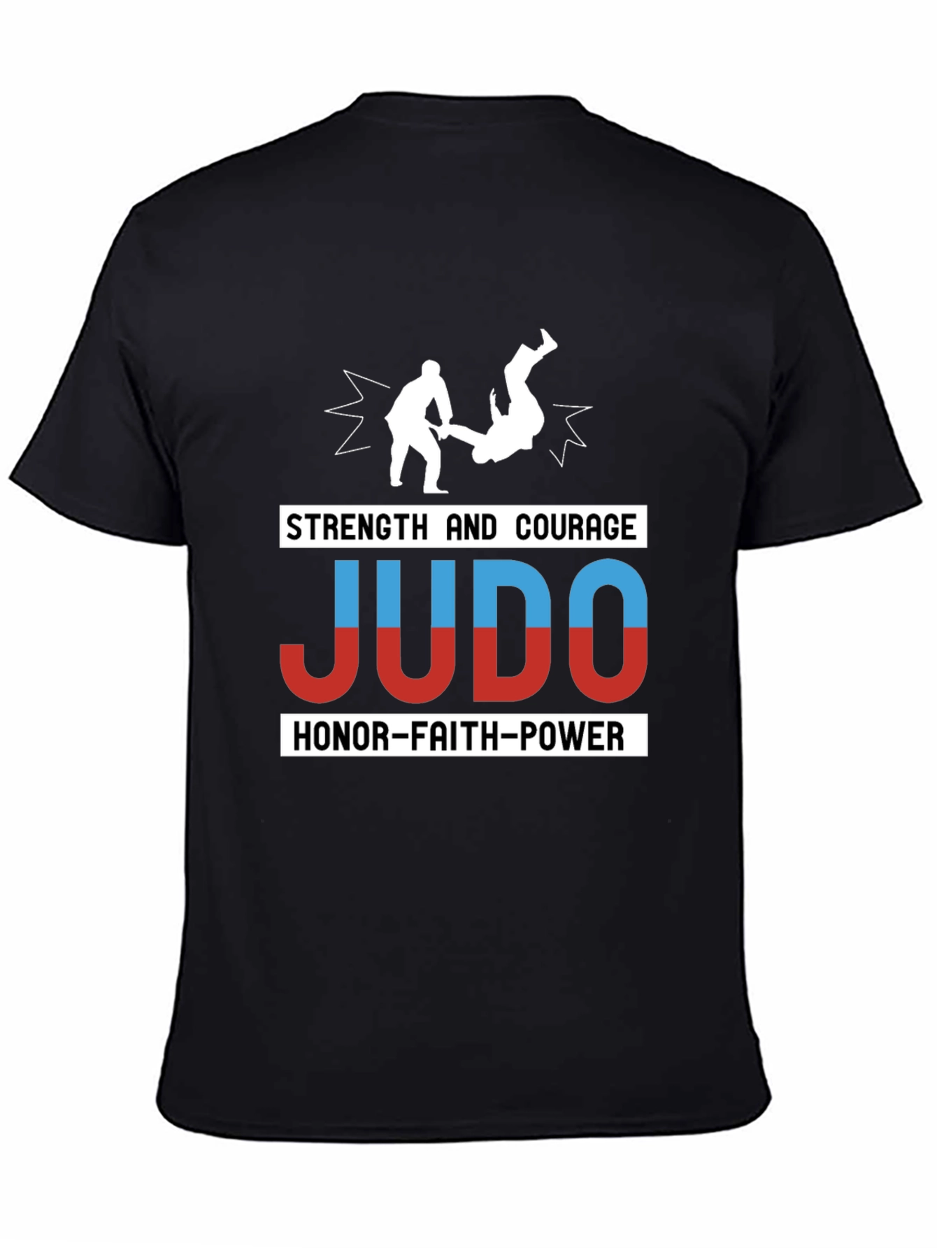 Judo Strength Courage Honor T-Shirt Martial Arts Tee