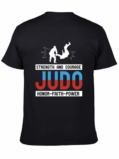 Judo Strength Courage Honor T-Shirt Martial Arts Tee
