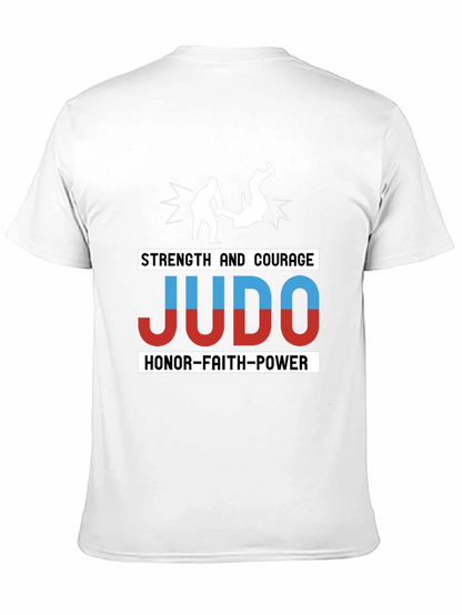 Judo Strength Courage Honor T-Shirt Martial Arts Tee