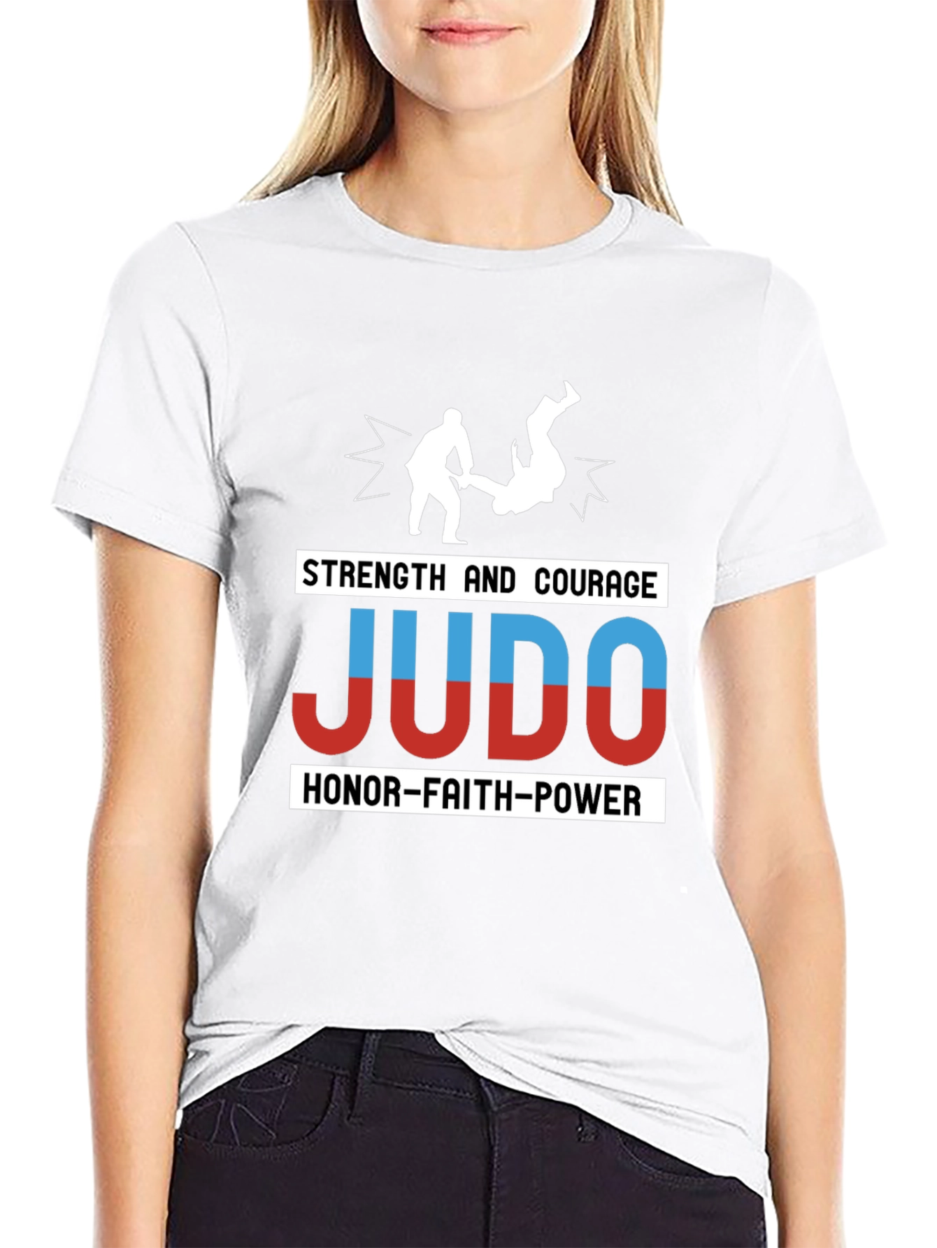 Judo Strength Courage Honor T-Shirt Martial Arts Tee