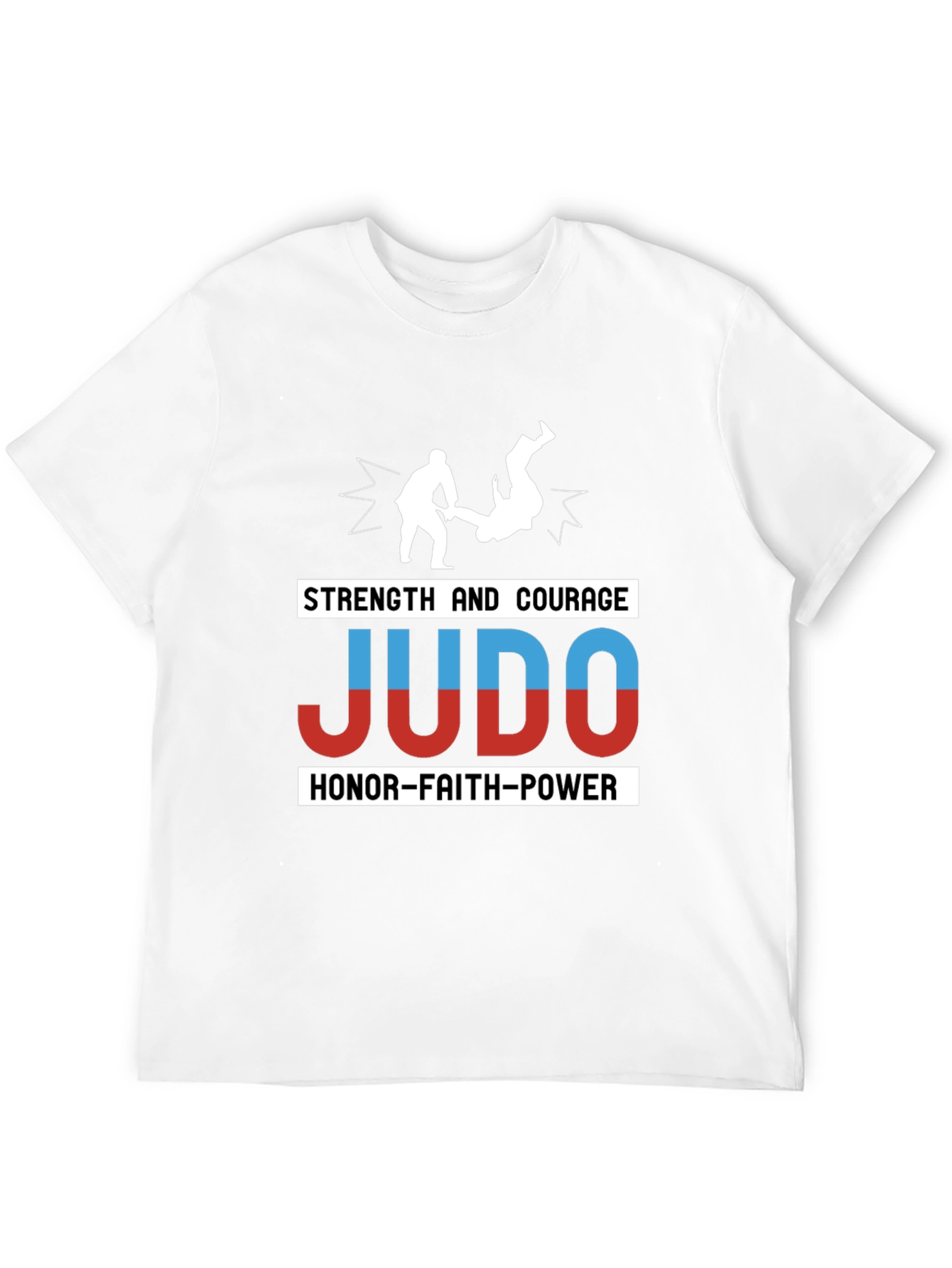 Judo Strength Courage Honor T-Shirt Martial Arts Tee