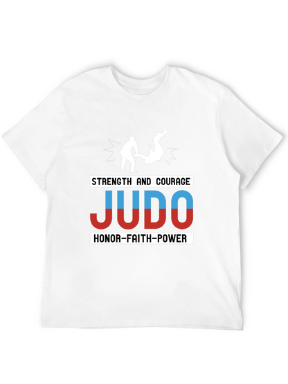 Judo Strength Courage Honor T-Shirt Martial Arts Tee