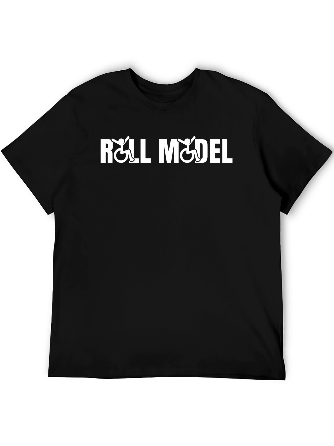 Roll Model Graphic T-Shirt - Black Cotton Tee