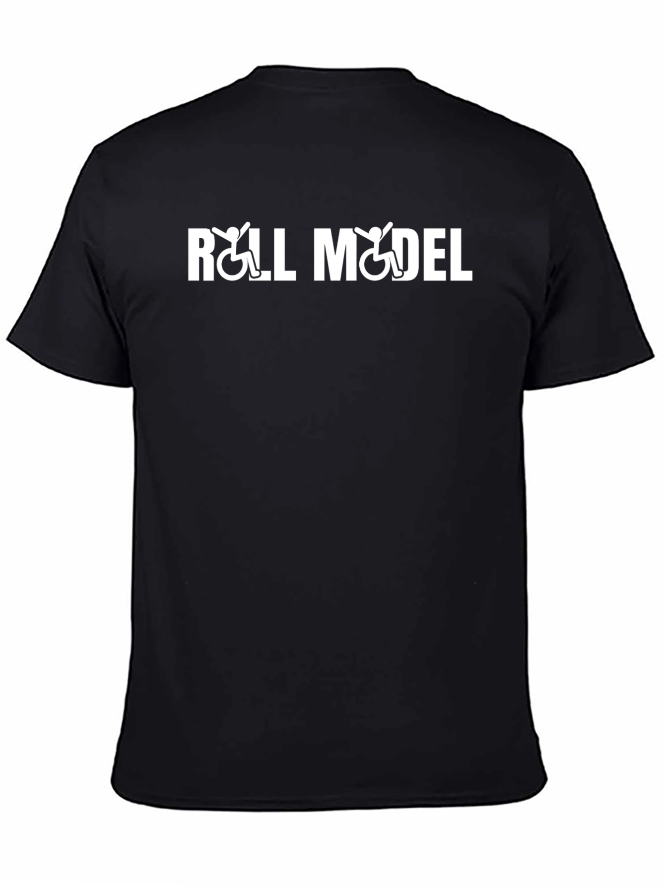 Roll Model Graphic T-Shirt - Black Cotton Tee