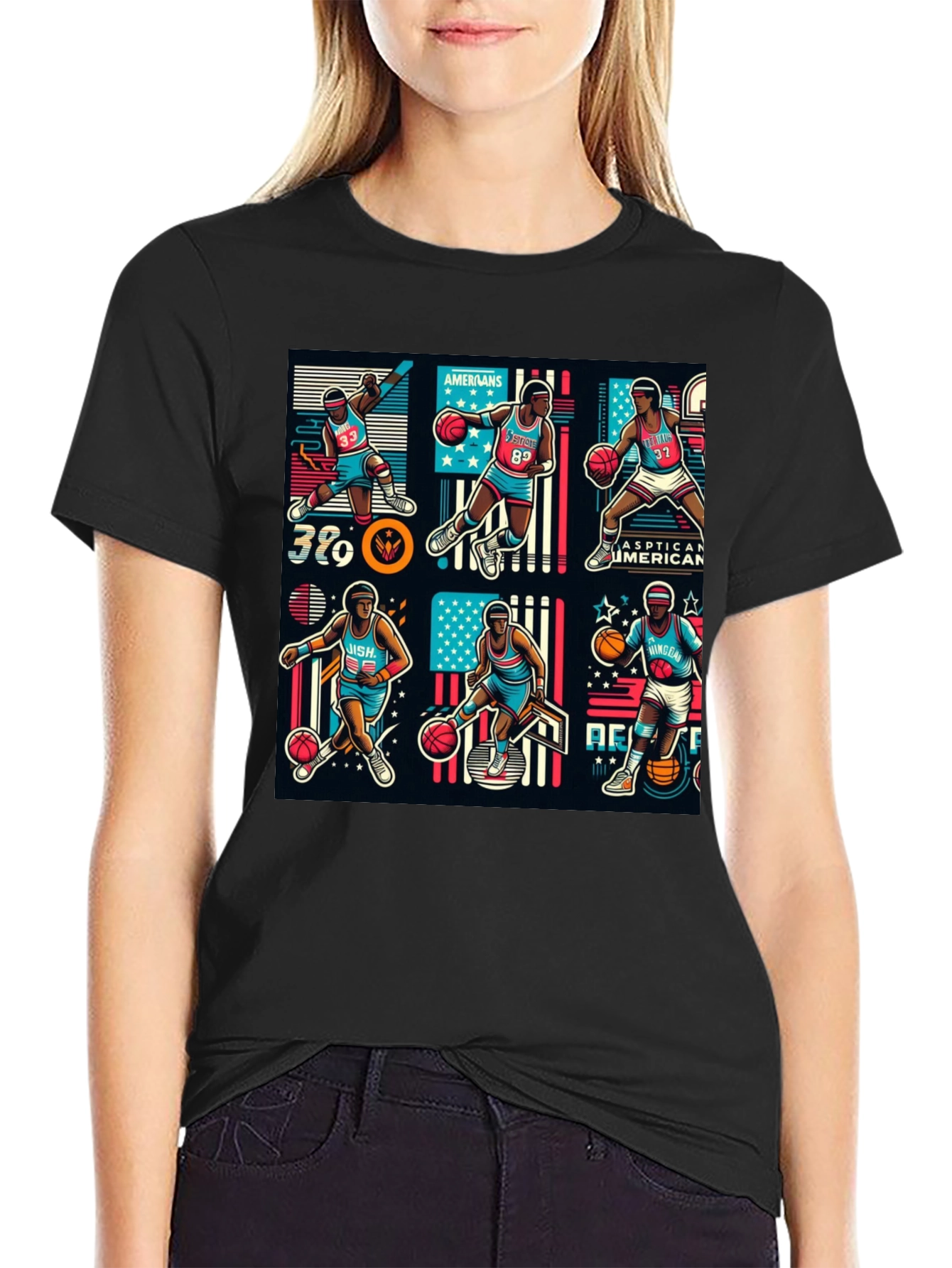 Basketball Art T-Shirt
