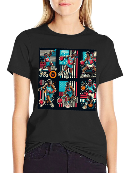 Basketball Art T-Shirt