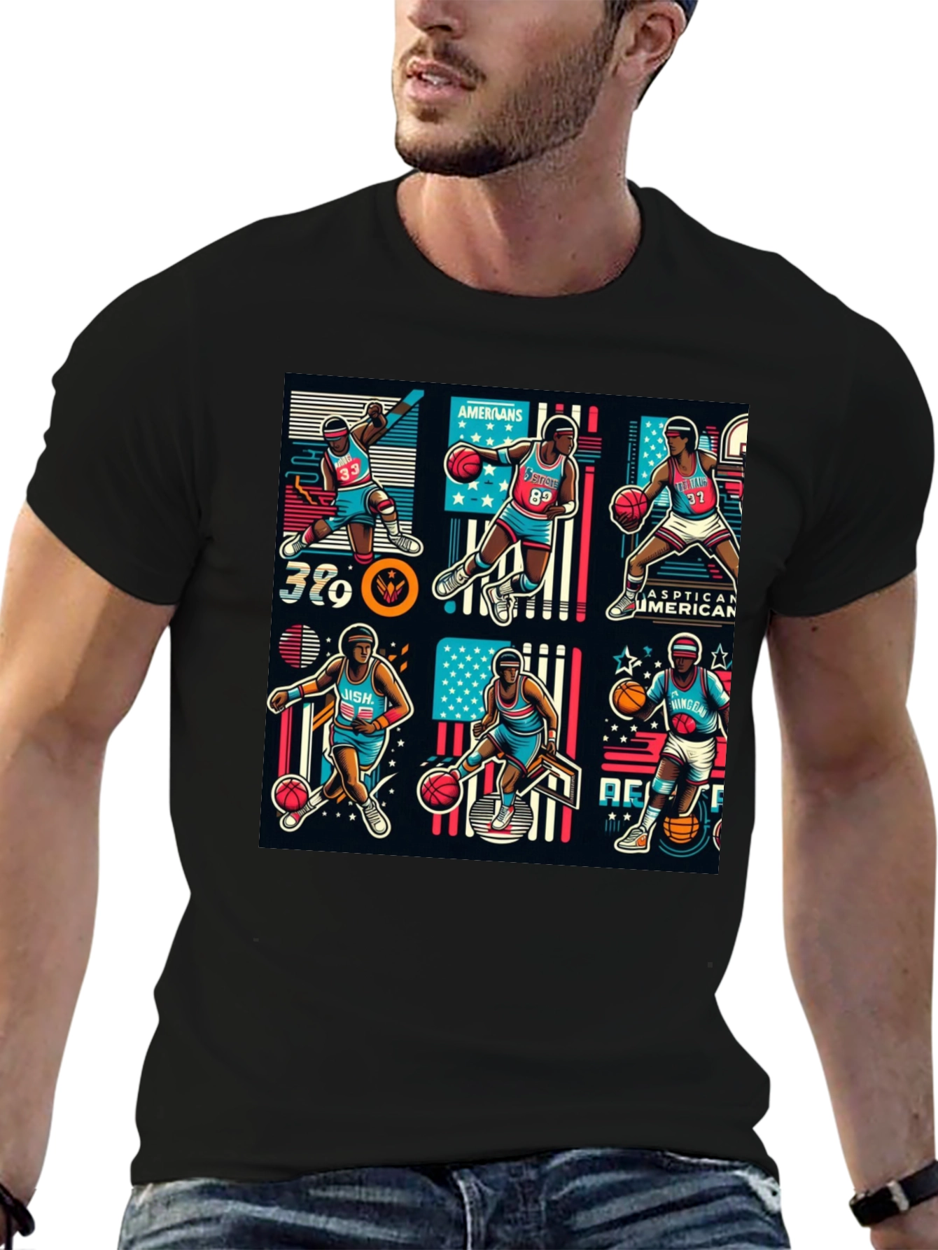 Basketball Art T-Shirt