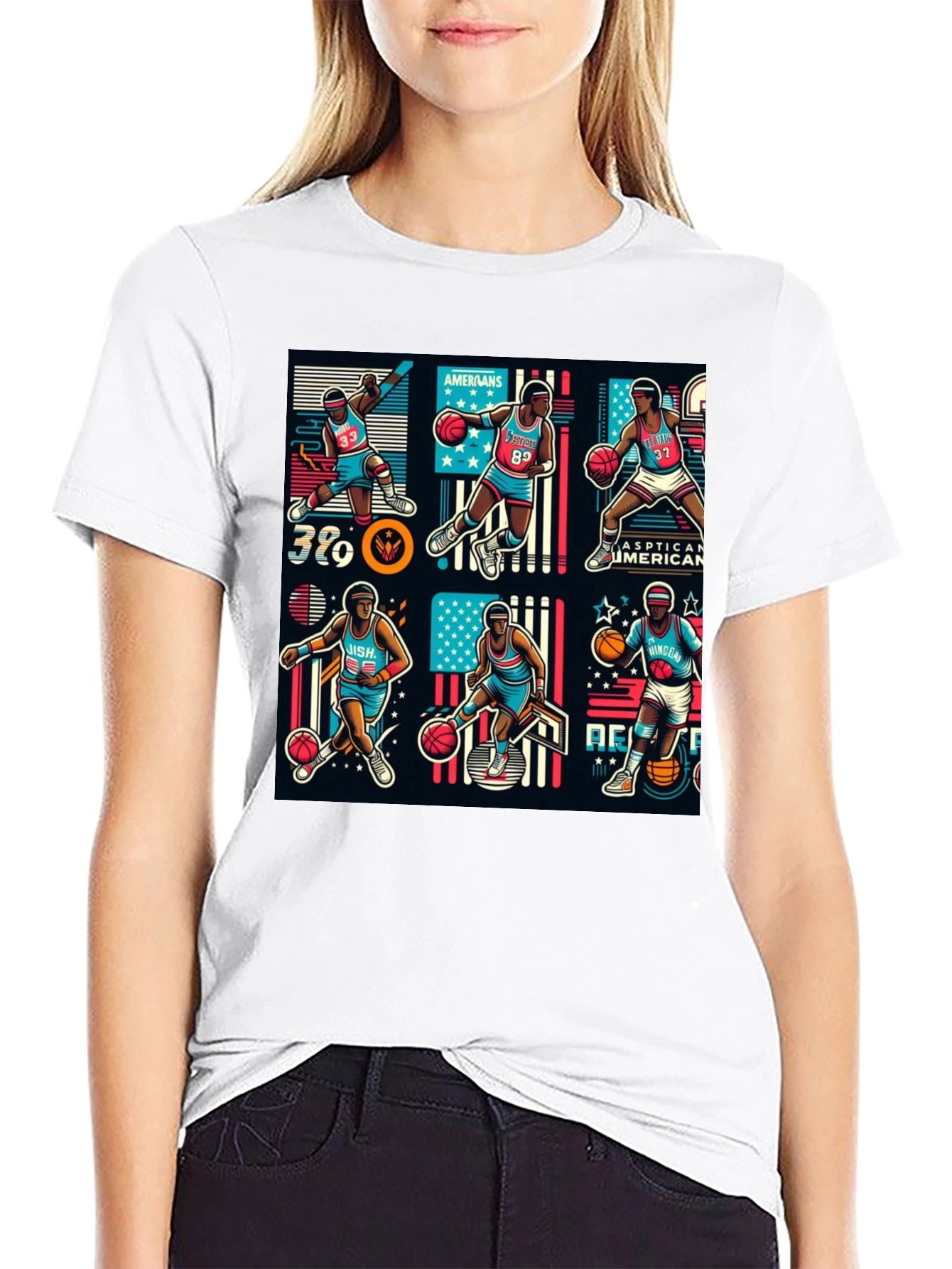 Basketball Art T-Shirt
