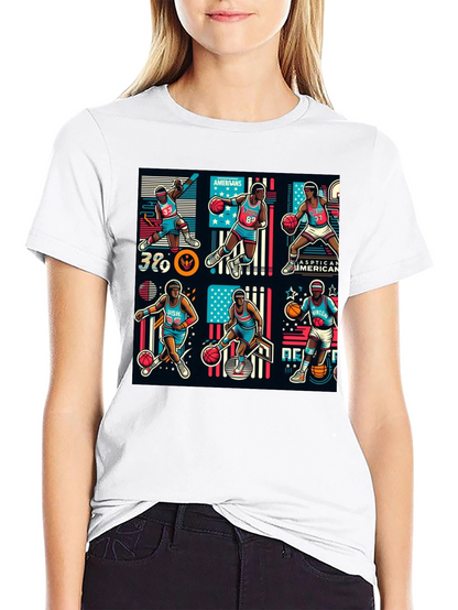 Basketball Art T-Shirt