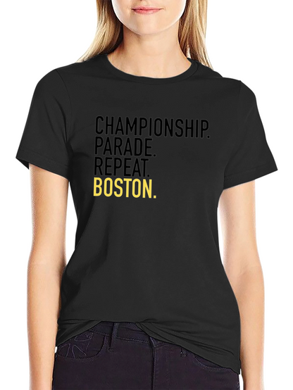 Boston Championship Parade Repeat T-Shirt